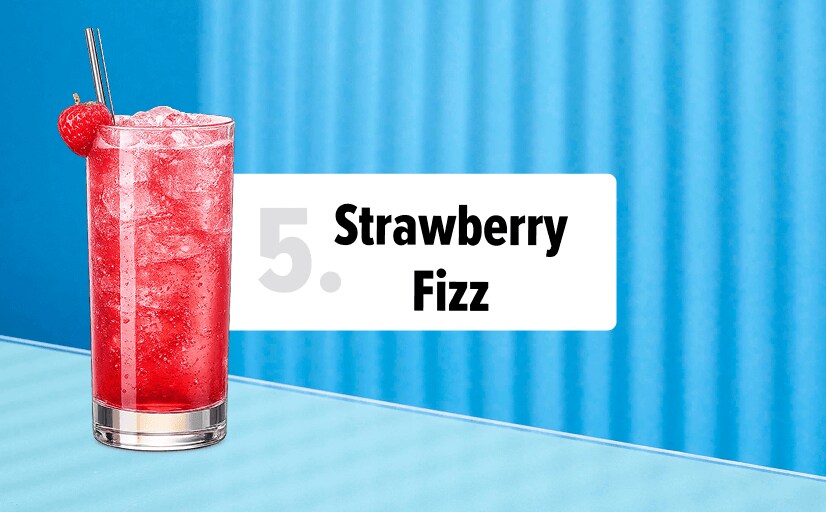 5. Strawberry Fizz